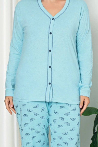 Pyjama en coton 2 pièces pour femmes de Royalfashion GRANDE TAILLE