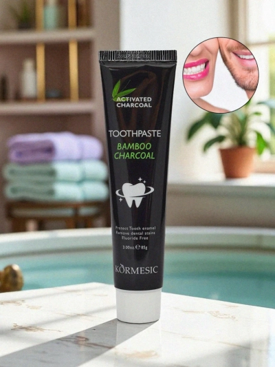 Dentifrice blanchissant au charbon de bambou