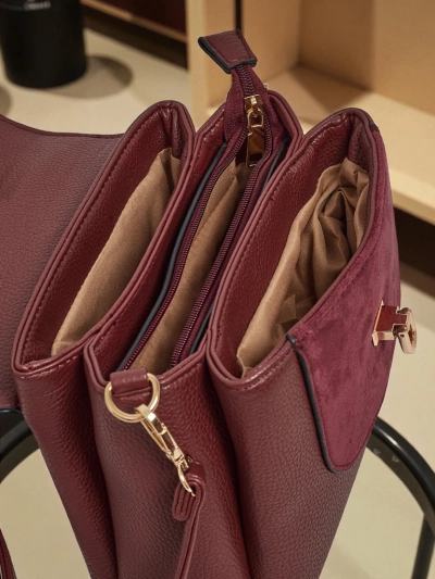 Petit sac à main pour femmes en cuir écologique Aurella
