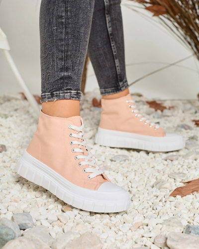 Royalfashion Powder Baskets hautes pour femmes Ates Baskets