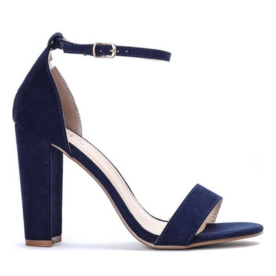 Sandales Alani bleu foncé sur le montant - Chaussures 1