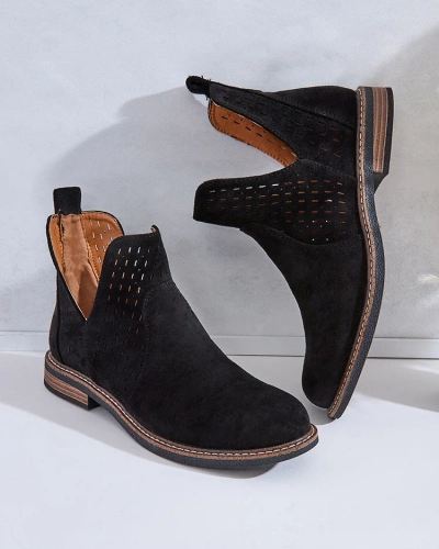 Royalfashion Bottes eko en daim Ovilla pour femme
