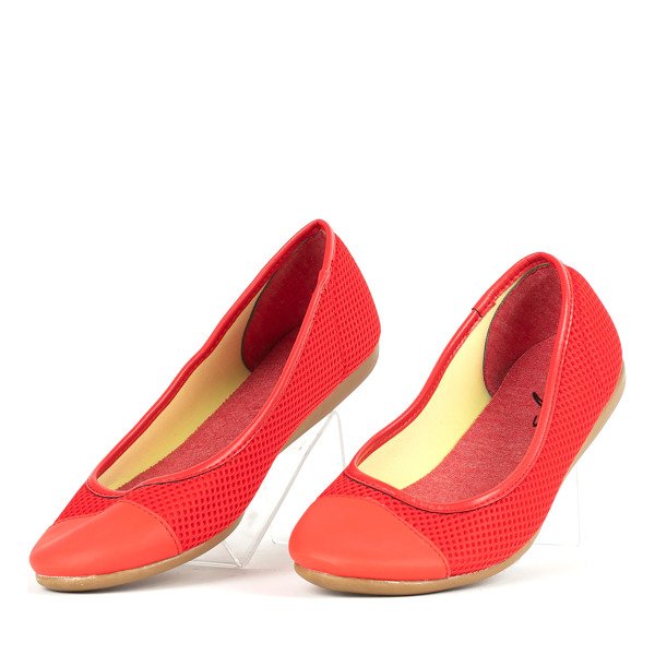 Ballerines tissées rouges Manolita - Footwear