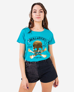turquoise || Écru
