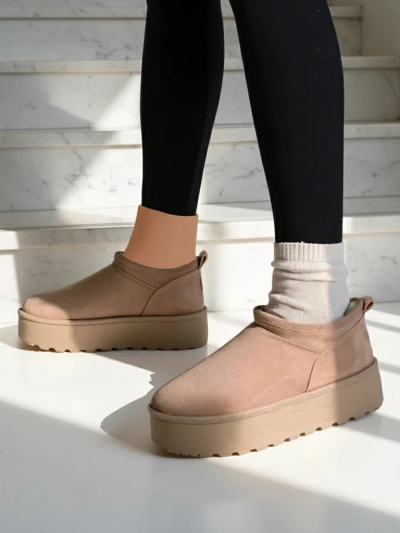 Royalfashion Bottes courtes pour femmes a'la bottes de neige Ozozi