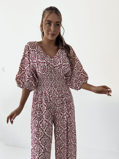 Royalfashion Combinaison à motifs pour femme