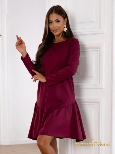 Mini-robe à volants pour femmes