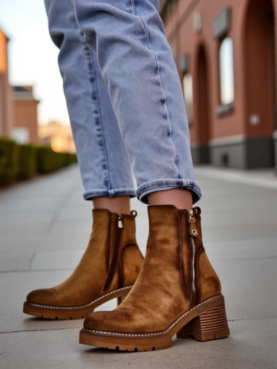 Royalfashion Bottines pour femmes Fiefo