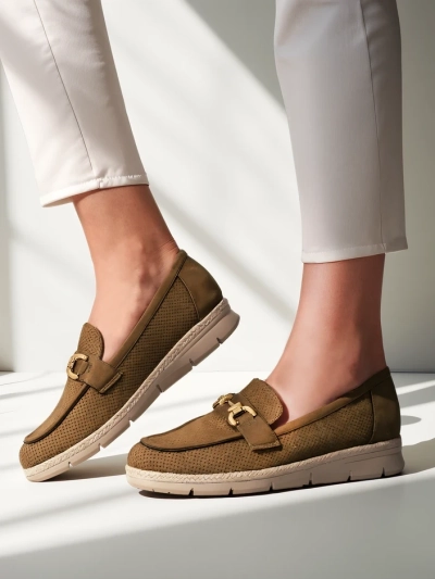Royalfashion Ballerines pour femmes avec un accent décoratif sur le bout