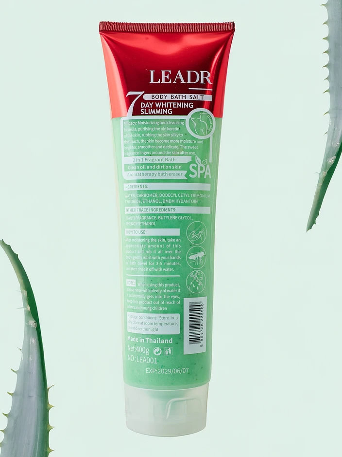Sel de bain naturel à l'aloe vera 400g