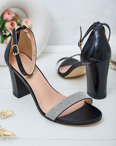 Royalfashion Sandales femmes avec zircons Cemilces