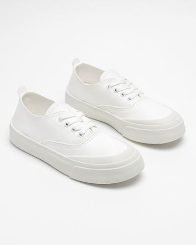 Baskets blanches femme Lorino - chaussures