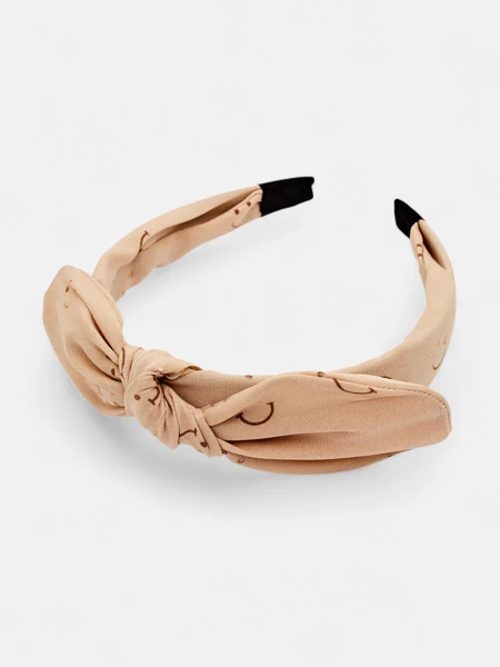 Royalfashion Bandeau pour enfants avec un nœud orné d'un imprimé de visages souriants