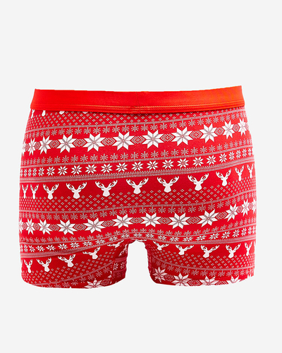 Royalfashion Boxer de Noël rouge pour homme