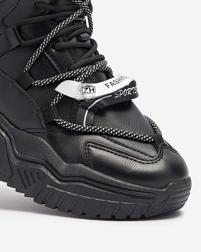 Baskets noires avec isolation Pommie - Chaussures
