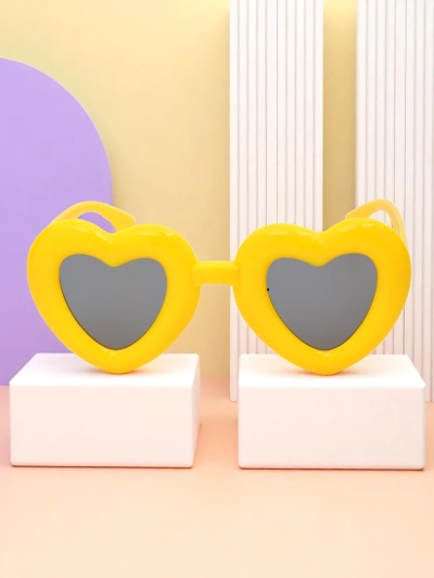 Royalfashion Lunettes de soleil en forme de cœur pour enfants