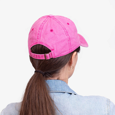 Casquette denim fuchsia femme - Accessoires