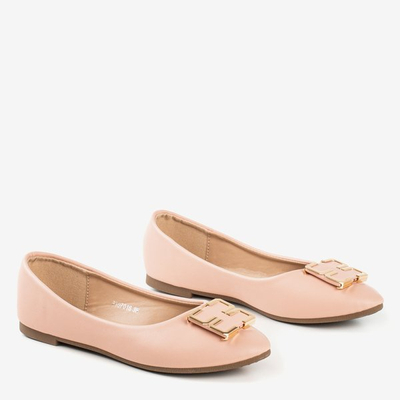 Ballerines roses pour femmes avec un ornement sur la pointe Rionach - Footwear