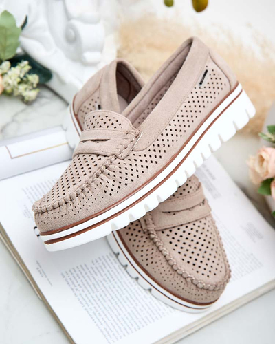 Royalfashion Mocassins ajourés pour femme Leteller
