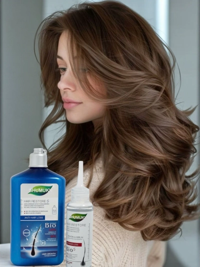 Shumukh Shampooing et Sérum pour cheveux 2en1 - antipelliculaire