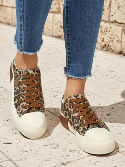 Baskets Pantheria pour femme Aurelio Canvas