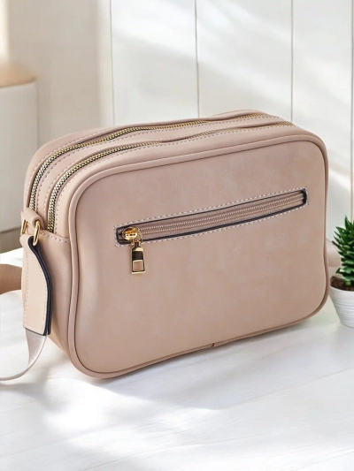 Royalfashion Petit sac à main pour femmes en simili cuir mat