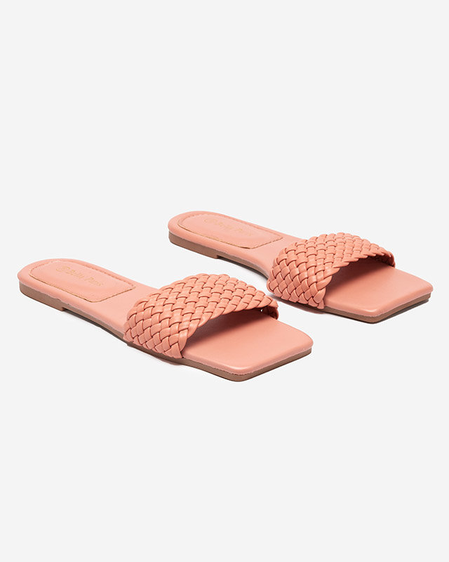 Chaussons femme corail à galon tressé Netyka - Footwear