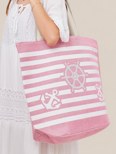 Royalfashion Sac en tissu rayé Sea