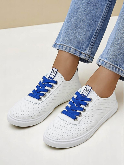 Baskets en cuir synthétique écologique pour femmes Royalfashion Next Step