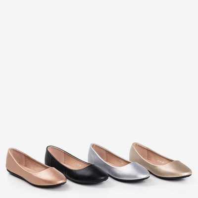Chaussures en cuir écologique Mareus argent pour femme - Chaussures 1