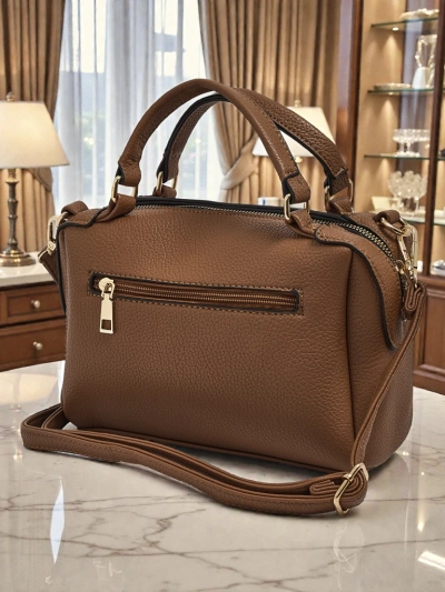 Sac à Main pour Femmes Stella Marron en Cuir Élégant pour Tous les Jours