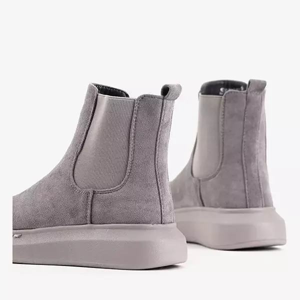 OUTLET Slip-on boots femme grises Bilbao - Chaussures