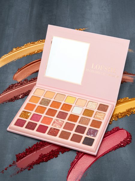 Palette Girl Magic 35 fards à paupières avec paillettes et mat Golden Chocolate Fudge
