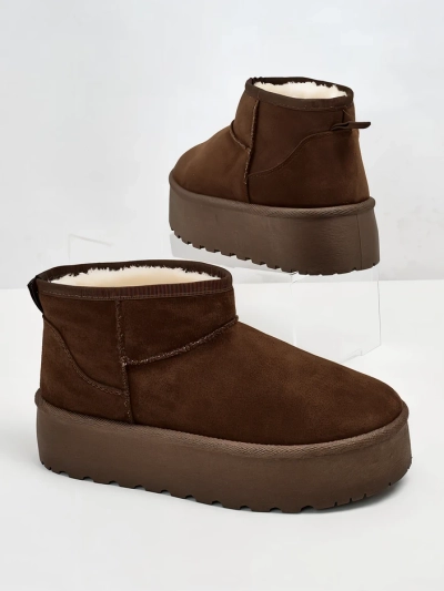 Royalfashion Bottes de neige à plateforme pour femmes a'la Dagodo