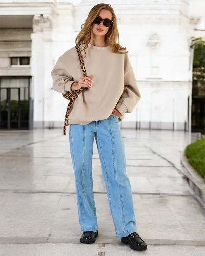 Royalfashion Sweat oversize pour femme