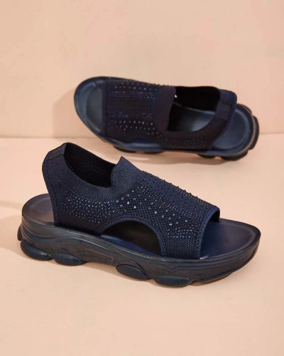 Royalfashion Sandales pour femmes avec tige en Volin