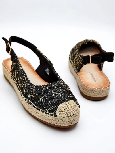 Royalfashion Espadrilles pour femmes avec broderie décorative
