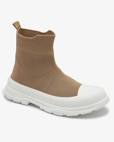 Chaussures de sport hautes a'la marron clair pour femmes Vertiks - Footwear