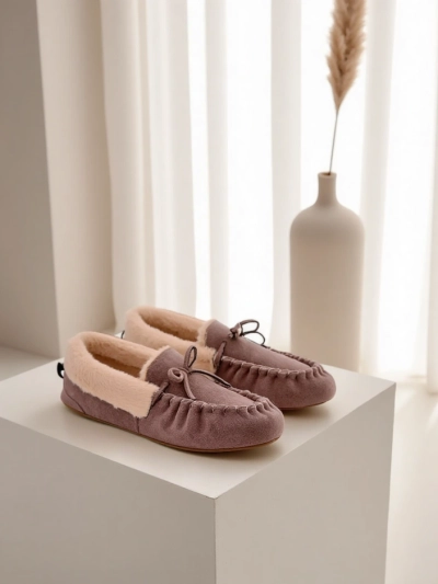 Mocassins Royalfashion pour femmes avec fourrure Ahtikes