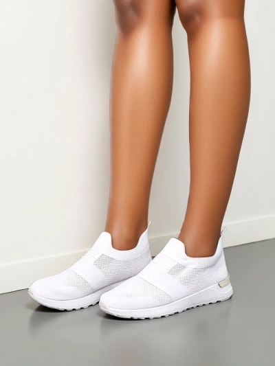 Royalfashion Chaussures de sport en tissu à enfiler pour femmes Satet
