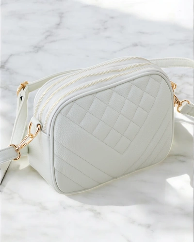 Royalfashion Petit sac à main pour femmes en éco-cuir avec embossage