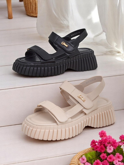 Sandales pour femmes Royalfashion avec semelle épaisse Hortez