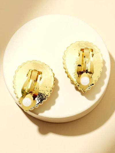 Royalfashion Boucles d'oreilles clips pour femmes avec cristal et zircons