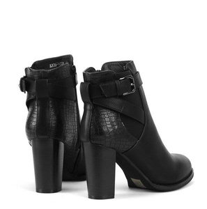 OUTLET Bottes noires sur le poteau - Chaussures