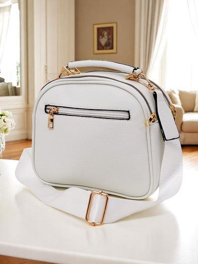 Royalfashion Petit sac à main femme en cuir écologique Lena