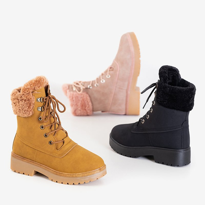 Bottes isolées camel pour femmes - Chaussures