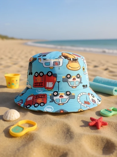 Royalfashion Bob pour enfants avec patchs joyeux