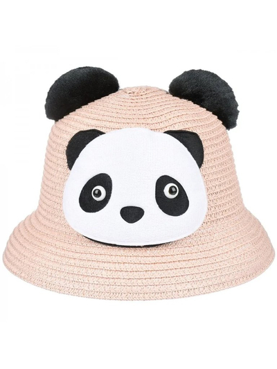 Royalfashion Chapeau de paille pour enfants Panda