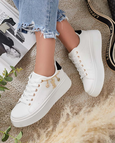Royalfashion Baskets sportives pour femmes avec embellissement Gonemi