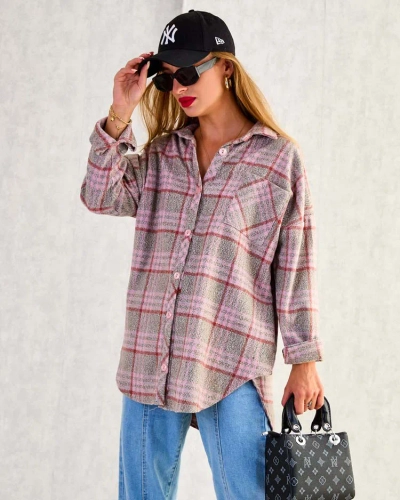 Royalfashion Chemise à carreaux pour femme